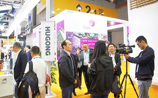 江苏常州卫视拍摄asiagame意大利CEA展位