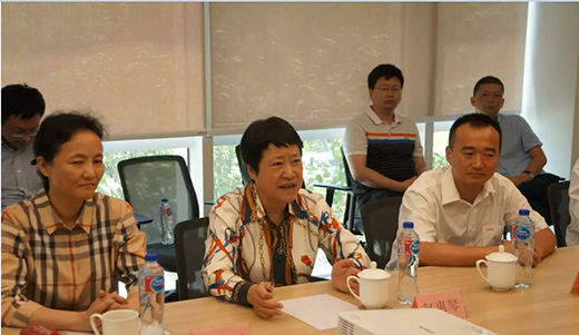 上海市青浦区区委书记赵惠琴带队莅临asiagame调研