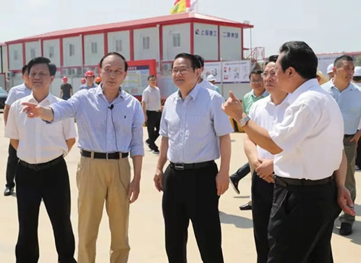 江西省省长易炼红莅临asiagame南昌项目建设现场调研